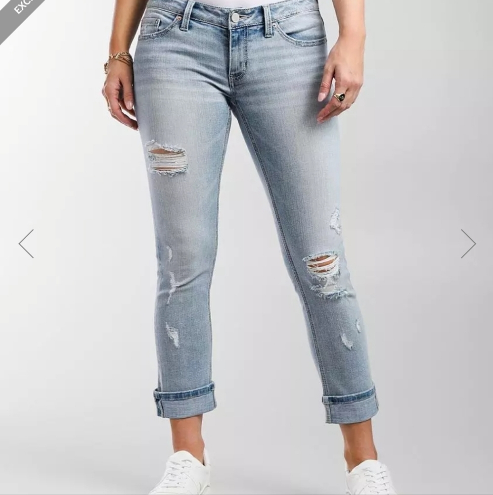 Stella Cuffed Stretch Cropped Jean